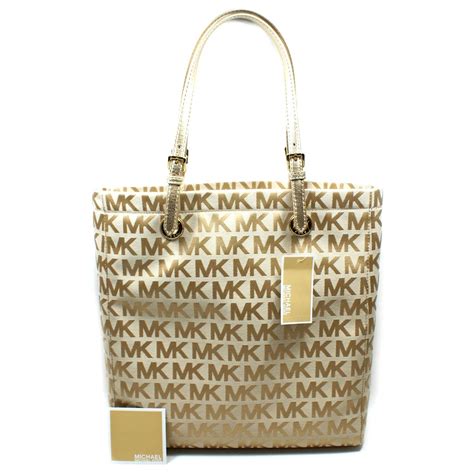 ebay michael kors gold purse|Michael Kors gold handbag sale.